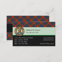Clan Fraser of Lovat Tartan Business Card