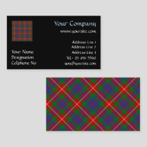 Clan Fraser of Lovat Tartan Business Card