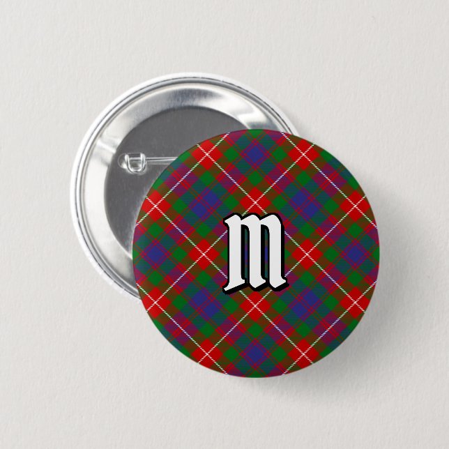 Clan Fraser of Lovat Tartan Button (Front & Back)