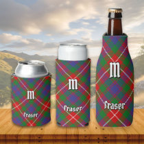 Clan Fraser of Lovat Tartan Can Cooler