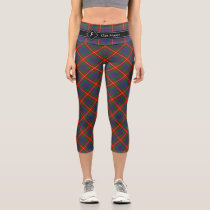 Clan Fraser of Lovat Tartan Capri Leggings
