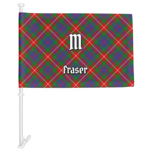 Clan Fraser of Lovat Tartan Car Flag