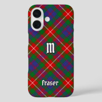 Clan Fraser of Lovat Tartan iPhone 16 Case