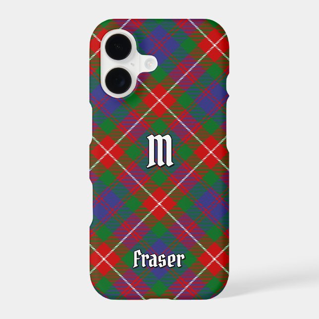Clan Fraser of Lovat Tartan Case-Mate iPhone Case (Back)