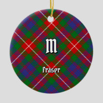Clan Fraser of Lovat Tartan Ceramic Ornament