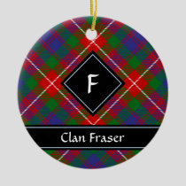 Clan Fraser of Lovat Tartan Ceramic Ornament
