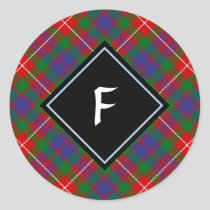 Clan Fraser of Lovat Tartan Classic Round Sticker