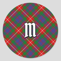 Clan Fraser of Lovat Tartan Classic Round Sticker