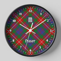 Clan Fraser of Lovat Tartan Clock