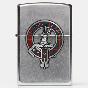 Clan Fraser of Lovat Tartan Crest Zippo Lighter
