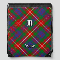 Clan Fraser of Lovat Tartan Drawstring Bag