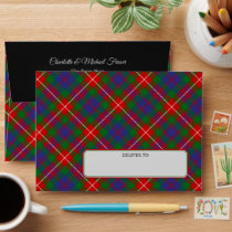 Clan Fraser of Lovat Tartan Envelope