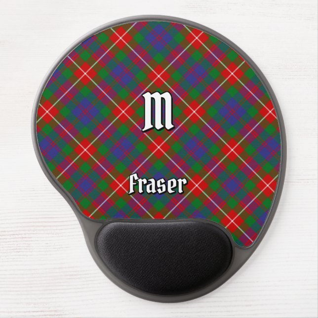 Clan Fraser of Lovat Tartan Gel Mouse Pad (Front)
