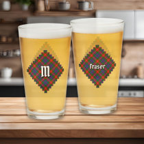 Clan Fraser of Lovat Tartan Glass