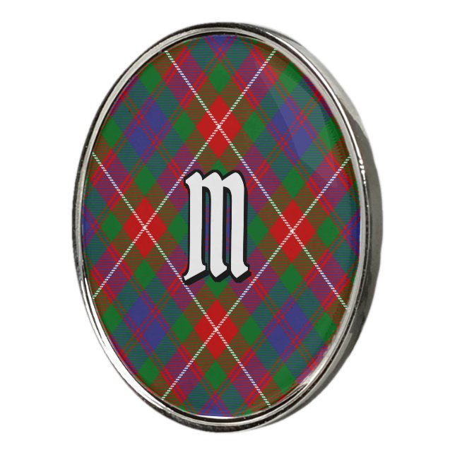Clan Fraser of Lovat Tartan Golf Ball Marker (3/4)
