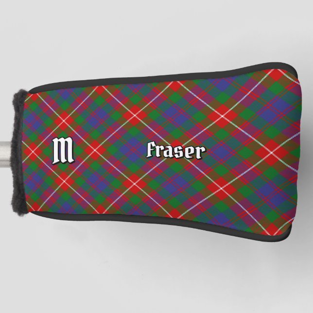 Clan Fraser of Lovat Tartan Golf Head Cover (Front)