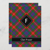 Clan Fraser of Lovat Tartan Invitation