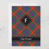 Clan Fraser of Lovat Tartan Invitation (Front)