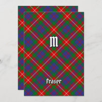 Clan Fraser of Lovat Tartan Invitation
