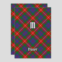 Clan Fraser of Lovat Tartan Invitation