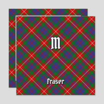 Clan Fraser of Lovat Tartan Invitation
