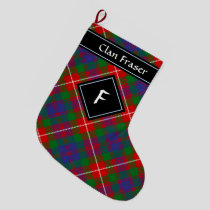 Clan Fraser of Lovat Tartan Large Christmas Stocking