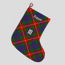 Clan Fraser of Lovat Tartan Large Christmas Stocking