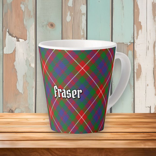 Clan Fraser of Lovat Tartan Latte Mug (Creator Uploaded)