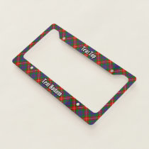 Clan Fraser of Lovat Tartan License Plate Frame