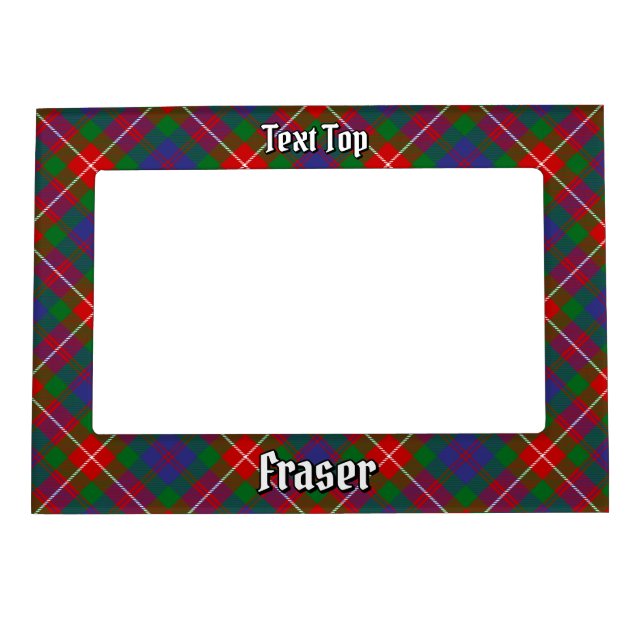 Clan Fraser of Lovat Tartan Magnetic Frame (Front)