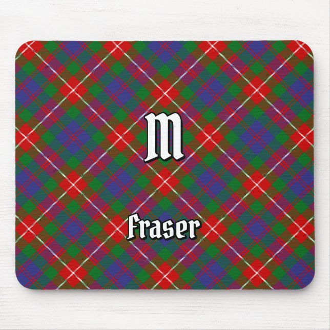 Clan Fraser of Lovat Tartan Mouse Pad (Front)