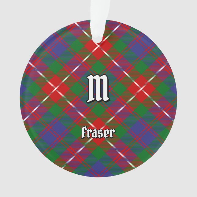 Clan Fraser of Lovat Tartan Ornament (Front)