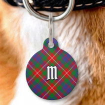 Clan Fraser of Lovat Tartan Pet ID Tag