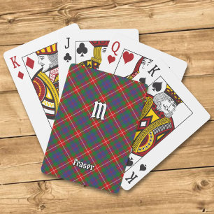 Clan Fraser of Lovat Tartan Poker Cards