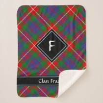 Clan Fraser of Lovat Tartan Sherpa Blanket