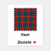 Clan Fraser of Lovat Tartan Sticker (Sheet)