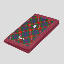 Clan Fraser of Lovat Tartan Trifold Wallet