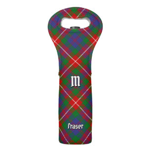 Clan Fraser of Lovat Tartan Wine Bag
