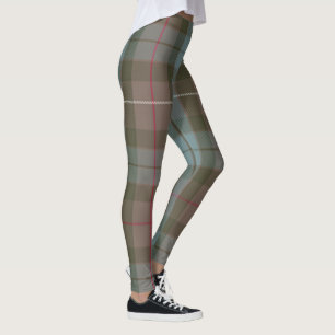 Clan Fraser Oversized Tartan Pattern Leggings