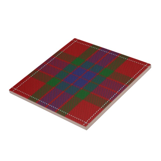 Clan Fraser Scottish Expressions Tartan Tile (Side)