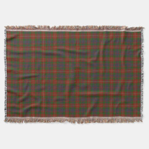 Clan Fraser Scottish Highland Tartan Throw Blanket