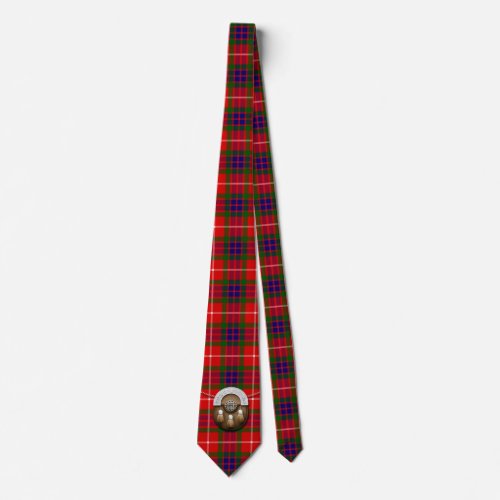 Clan Fraser Tartan And Sporran Tie