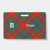 Clan Fraser Tartan Badge