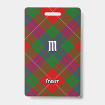 Clan Fraser Tartan Badge