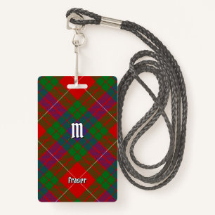 Clan Fraser Tartan Badge
