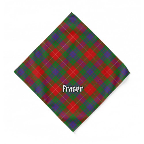 Clan Fraser Tartan Bandana