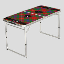 Clan Fraser Tartan Beer Pong Table