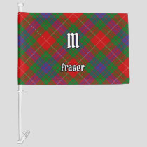 Clan Fraser Tartan Car Flag