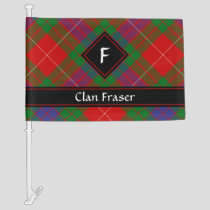 Clan Fraser Tartan Car Flag