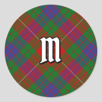 Clan Fraser Tartan Classic Round Sticker